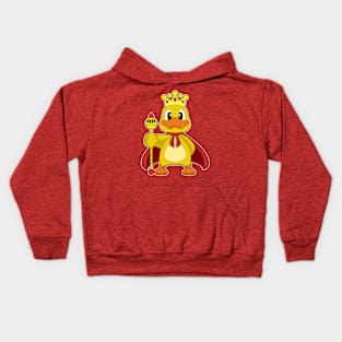 Duck King Crown Kids Hoodie